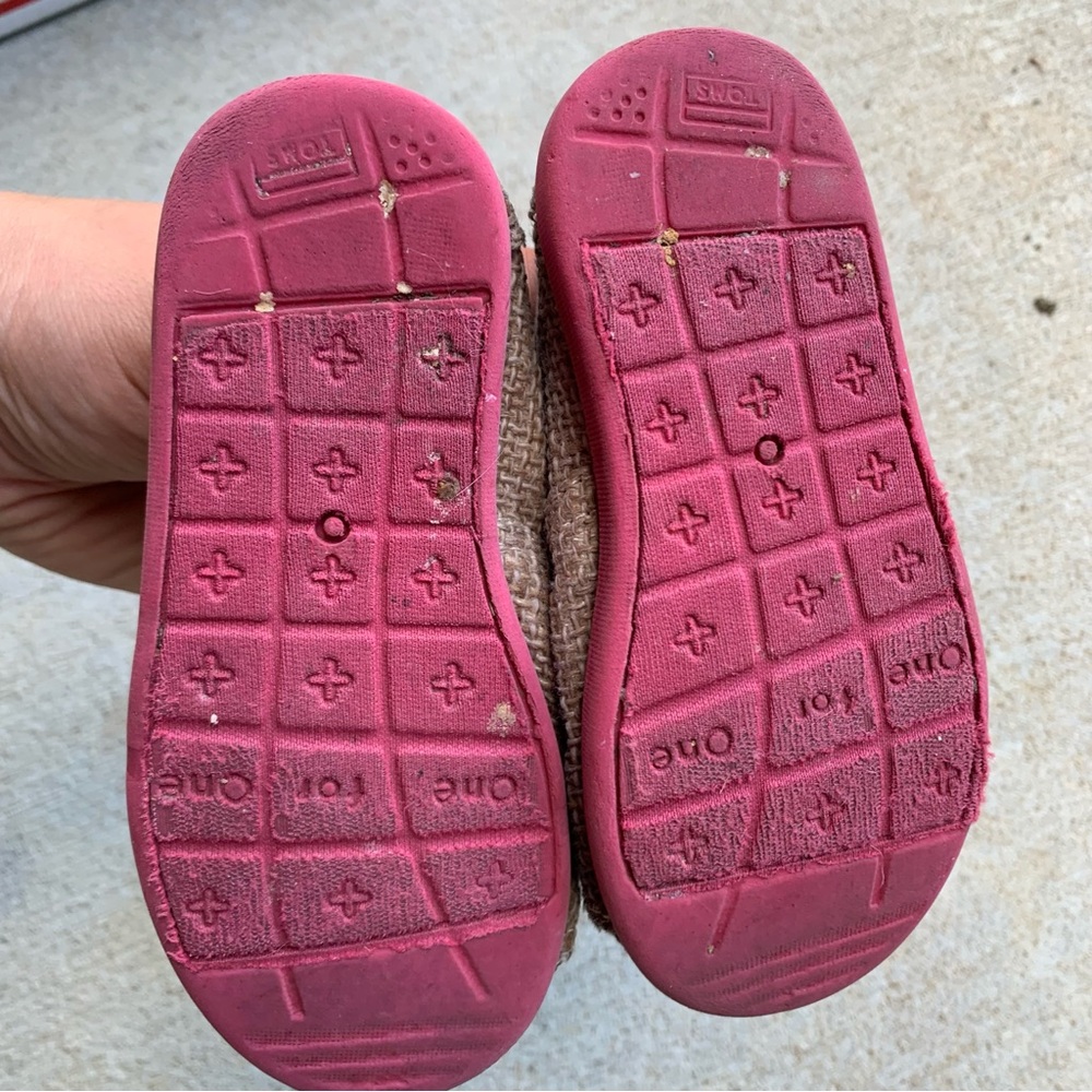 Toms Baby Embroidered Shoes Size 7 - Picture 5 of 9